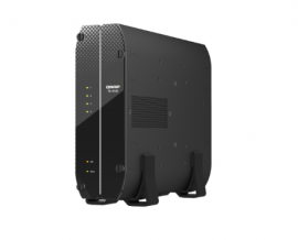 QNAP TS-410E-8G, 4-bay Tower NAS ; Intel Celeron J6412 quad-core, onboard 8GB RAM (not expandable), 4 x 2.5-inch SATA slots, 2 x 2.5GbE, 1 x HDMI 1.4b, 3 yrs