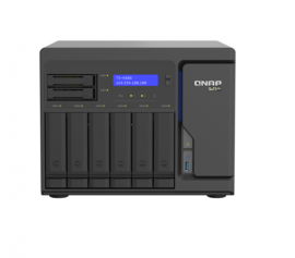 QNAP TS-h886-D1602-8G, 8-Bay QuTS hero NAS, built-in 2 M.2 NVMe Gen3 x4 port, SATA 6G, Xeon D-1602 2.5GHz, 8GB ECC RAM, 4 x 2.5GbE, 3 Year WTY