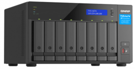 QNAP TVS-h874X-i9-64G, 8-bay QuTS hero NAS, Intel Core i9 16-core (8P+8E) /24-thread Processor, 64GB SO-DIMM DDR4(max.64GB), 8 x 2.5"/3.5" SATA HDD, 3 Yrs WTY