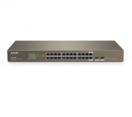 TENDA (TEG1024F) 24-Port Gigabit Unmanaged Switch with 2 SFP Slots