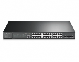 TP-Link JetStream (SG3428MP) 28-Port Gigabit L2+ Managed Switch with 24-Port PoE+, RJ45/Micro-USB Console Port, 5-Year WTY