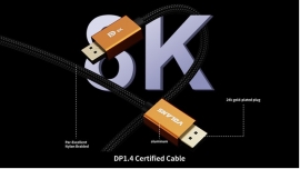 VOLANS VL-DD83DisplayPort Cable: Ultra 8K DP to DP Cable V1.4 (3M)