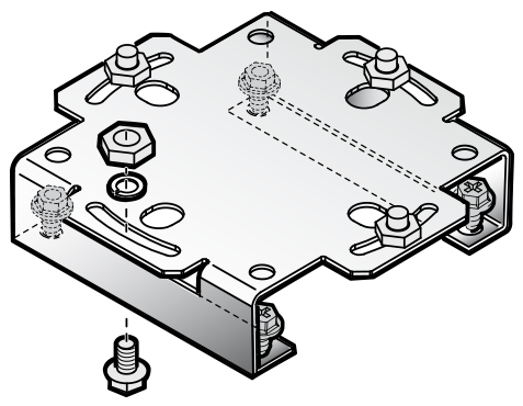 Extreme Networks OUTDOOR MOUNTING HARDWARE KIT FOR OUTDOOR ACCESS POINTS-  STAINLESS STEEL FOR HARSH ENVIRONMENTS KT-147407-02