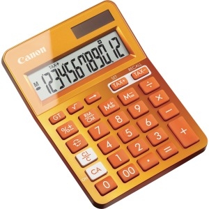Buy LS123KMOR Canon Orange Desktop Tax Calculator Ls123kmor